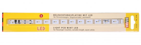 BRAWA 2212 H0 LED-Beleuchtungsplatine, warmweiß , längenvariabel