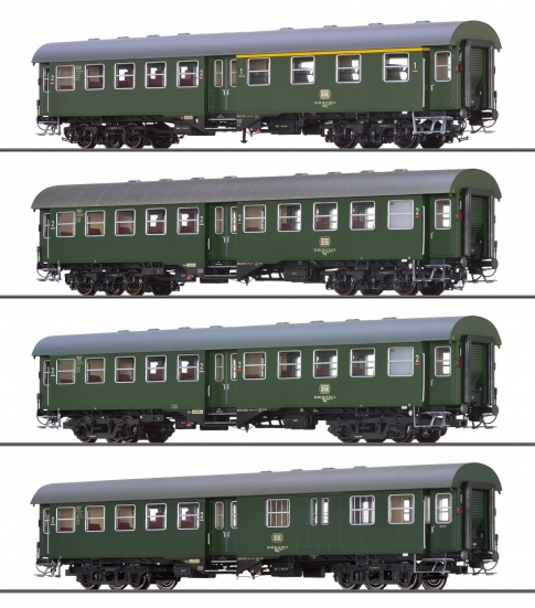 BRAWA 46101 H0 Personenwagen Umbauwagen, DB 4er-Set