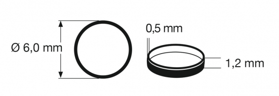 Fleischmann 948003 (54701000) N Haftreifen (10 Stück)