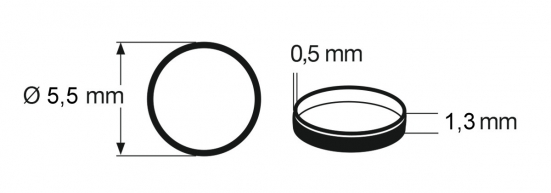 Fleischmann 948004 (00547001) N Haftreifen (10 Stück)