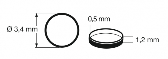 Fleischmann 948008 (00547006) N Haftreifen (10 Stück)