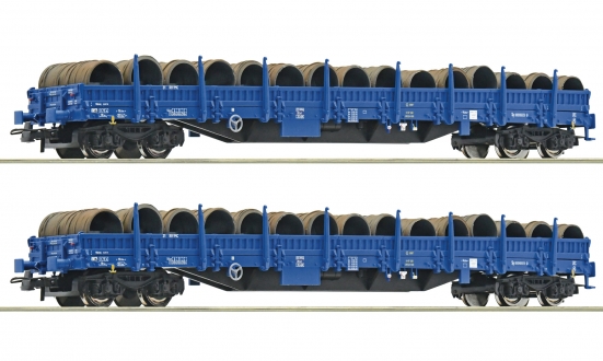 Roco 6600099 H0 Rungenwagen, PKP Cargo 2er-Set