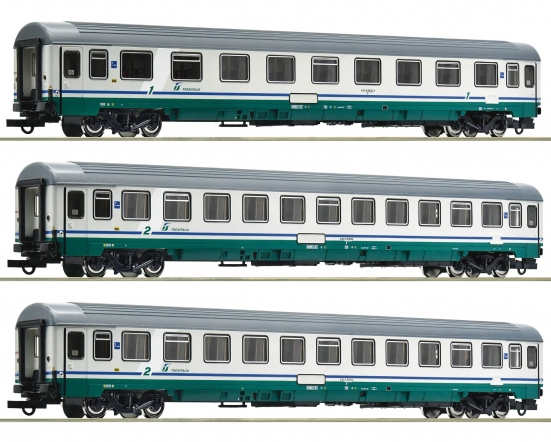 Roco 74284 H0 EC-Reisezugwagen, FS 3er-Set