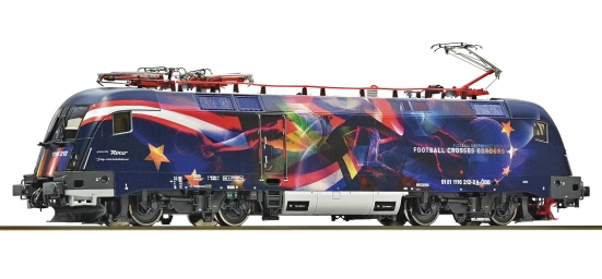 Roco 7500062 H0 E-Lok Rh 1116 „Fußball vereint Europa“, ÖBB