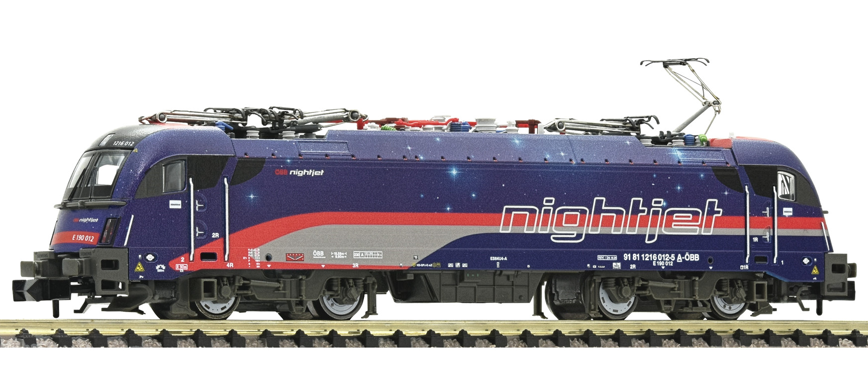 Fleischmann 781874 N E-Lok Rh 1216 012-5 „Nightjet“, ÖBB 