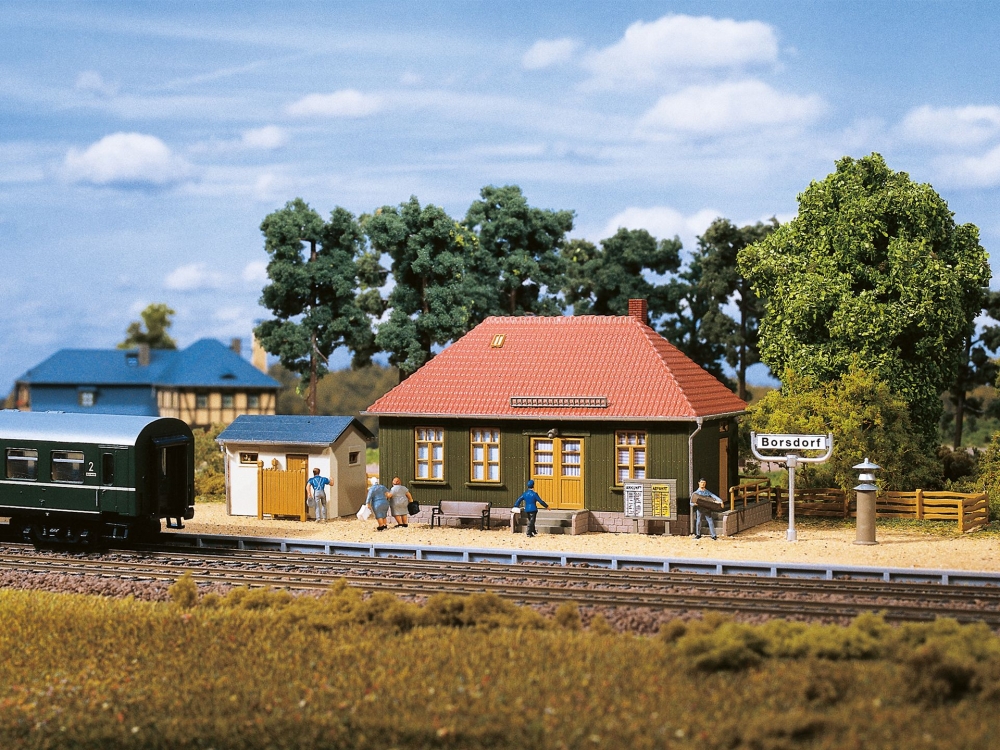 Auhagen 11407 H0 Haltepunkt Borsdorf