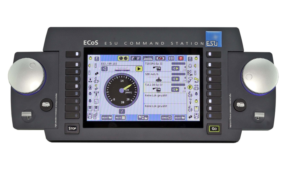 ESU 50220 ECoS 2.5 Zentrale, 6A, 7" TFT Farbdisplay