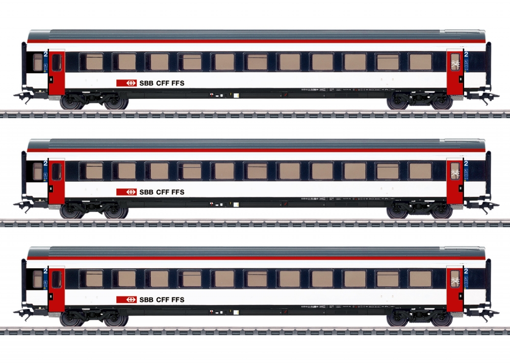 Märklin 42153 H0 Schnellzugwagen EW IV B, SBB 3er-Set