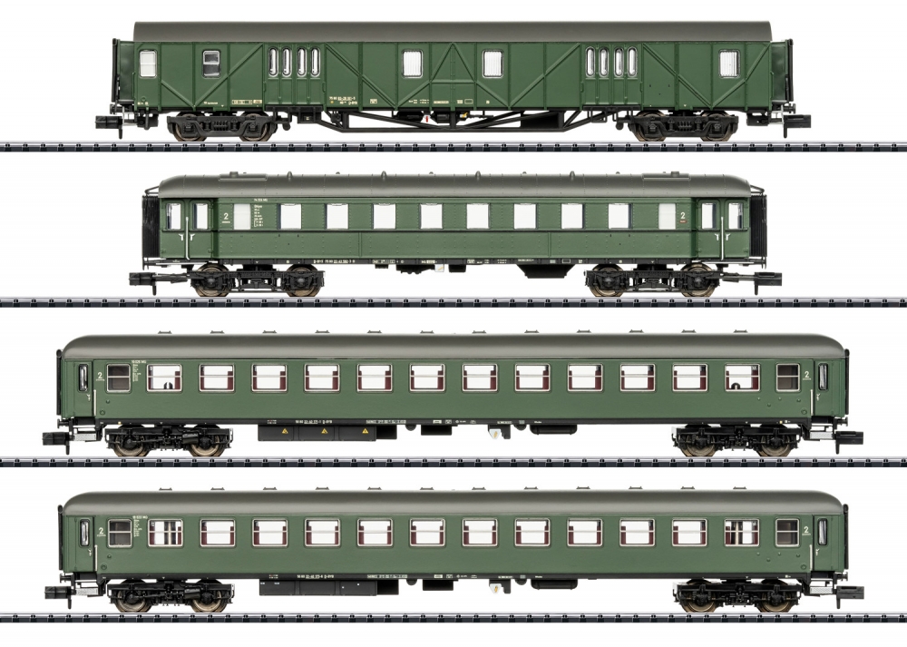 Minitrix 18714 N Schnellzugwagen BEM 4er-Set