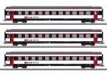 Märklin 42153 H0 Schnellzugwagen EW IV B, SBB 3er-Set