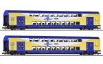 Roco 6200106 H0 Doppelstockwagen, metronom 2er-Set